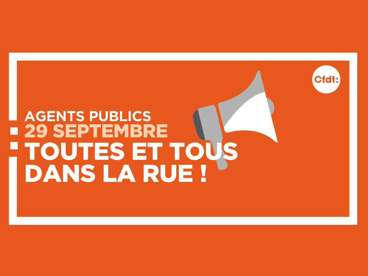 Mobilisation du 29 septembre 2026 : pour des mesures salariales générales et immédiates !